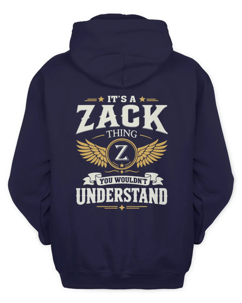ZACK KT06-M008 It’s a [NAME] Thing – You Wouldn’t Understand | Personalized Vintage T-Shirt - Unisex Hoodie - Navy