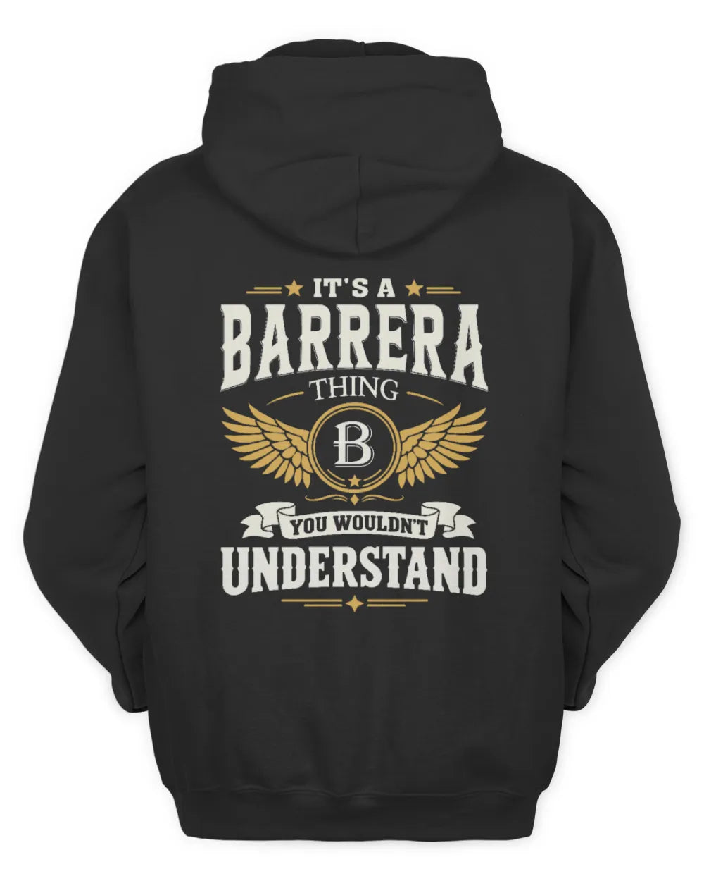 BARRERA KT06-M008 It’s a [NAME] Thing – You Wouldn’t Understand | Personalized Vintage T-Shirt - Unisex Hoodie - Black