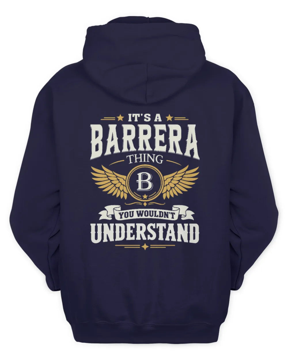 BARRERA KT06-M008 It’s a [NAME] Thing – You Wouldn’t Understand | Personalized Vintage T-Shirt - Unisex Hoodie - Navy