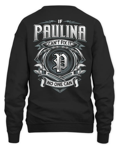 PAULINA AP81-K4-626 - Personalized Ahmed Quote Apparel “If Ahmed Can't Fix It, No One Can” - Unisex Sweatshirt - Black