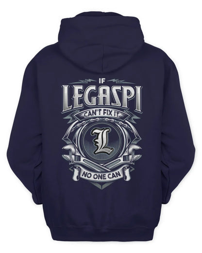 LEGASPI AP81-K4-626 - Personalized Ahmed Quote Apparel “If Ahmed Can't Fix It, No One Can” - Unisex Hoodie - Navy