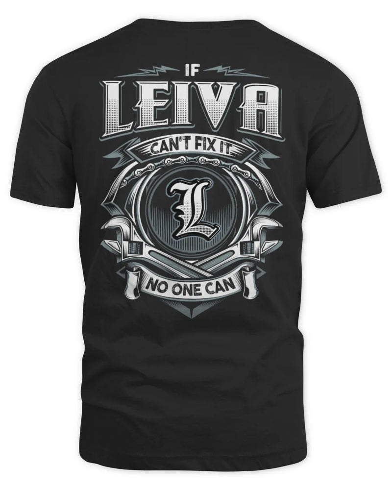 LEIVA AP81-K4-626 - Personalized Ahmed Quote Apparel “If Ahmed Can't Fix It, No One Can” - Unisex Standard T-Shirt - Black