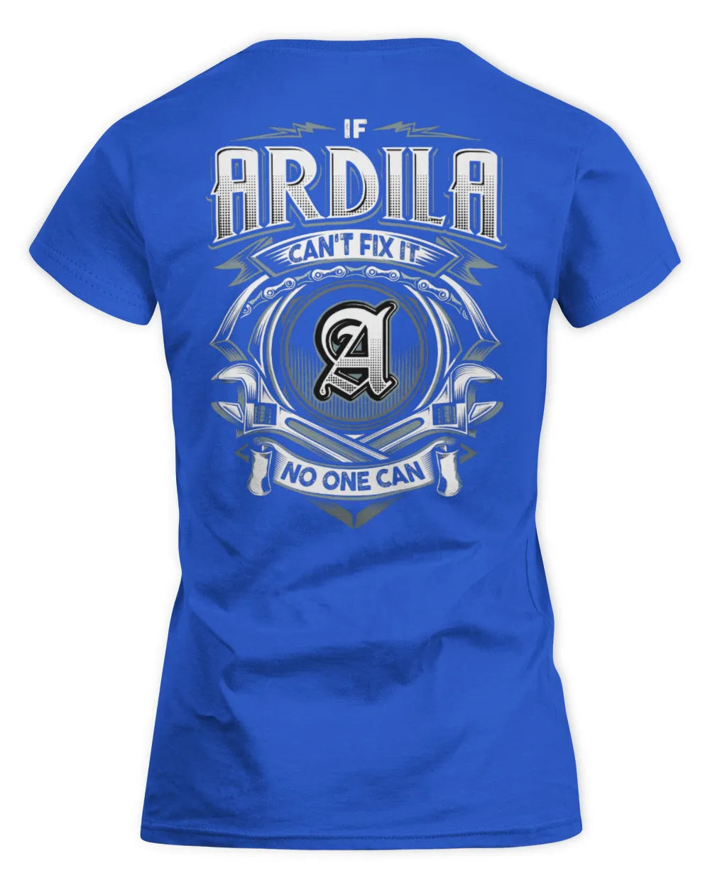 ARDILA AP81-K4-626 - Personalized Ahmed Quote Apparel “If Ahmed Can't Fix It, No One Can” - Women's Standard T-Shirt - Royal