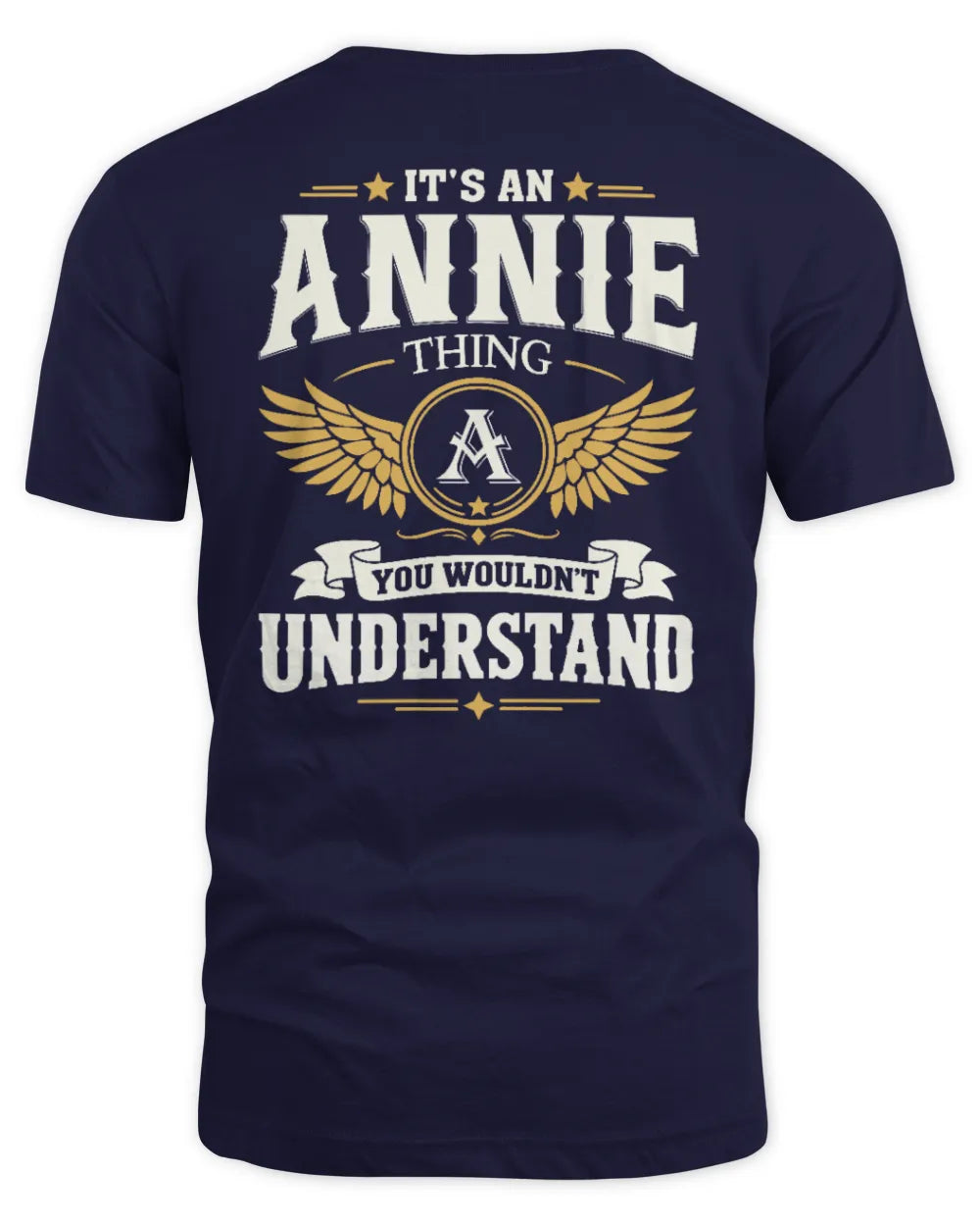 ANNIE KT06-M008 It’s a [NAME] Thing – You Wouldn’t Understand | Personalized Vintage T-Shirt - Unisex Standard T-Shirt - Navy