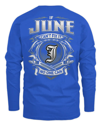JUNE AP81-K4-626 - Personalized Ahmed Quote Apparel “If Ahmed Can't Fix It, No One Can” - Men's Long Sleeved T-Shirt - Royal