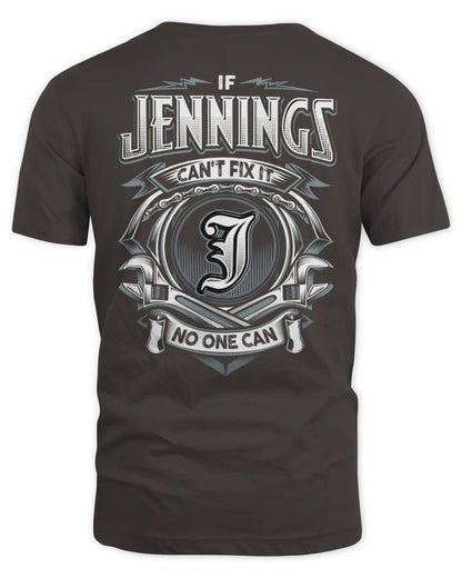 JENNINGS AP81-K4-626 - Personalized Ahmed Quote Apparel “If Ahmed Can't Fix It, No One Can” - Unisex Standard T-Shirt - Dark Chocolate