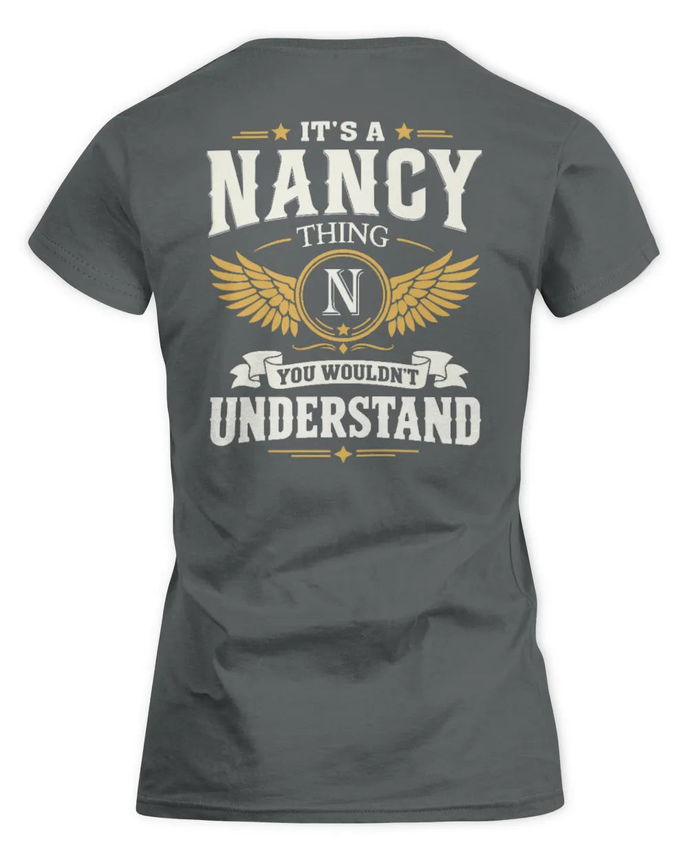 NANCY KT06-M008 It’s a [NAME] Thing – You Wouldn’t Understand | Personalized Vintage T-Shirt - Women's Standard T-Shirt - Charcoal