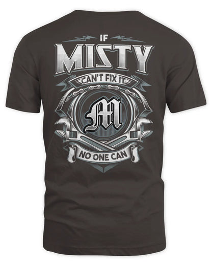 MISTY AP81-K4-626 - Personalized Ahmed Quote Apparel “If Ahmed Can't Fix It, No One Can” - Unisex Standard T-Shirt - Dark Chocolate