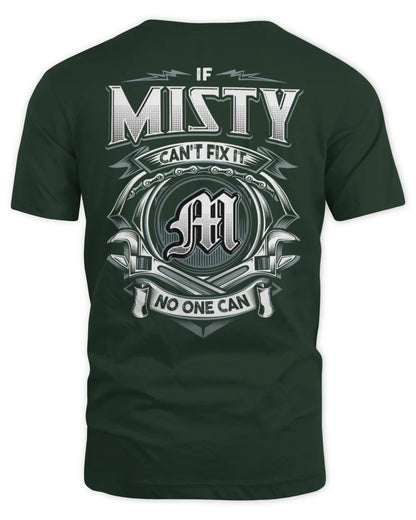 MISTY AP81-K4-626 - Personalized Ahmed Quote Apparel “If Ahmed Can't Fix It, No One Can” - Unisex Standard T-Shirt - Forest Green