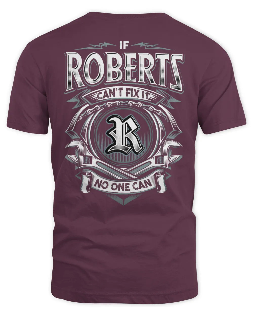 ROBERTS AP81-K4-626 - Personalized Ahmed Quote Apparel “If Ahmed Can't Fix It, No One Can” - Unisex Standard T-Shirt - Maroon