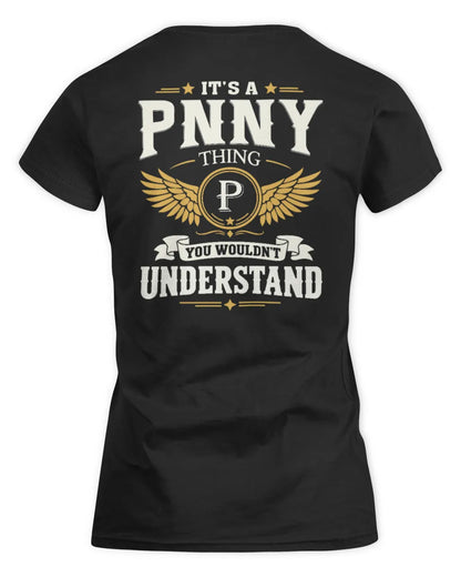 PNNY KT06-M008 It’s a [NAME] Thing – You Wouldn’t Understand | Personalized Vintage T-Shirt - Women's Standard T-Shirt - Black