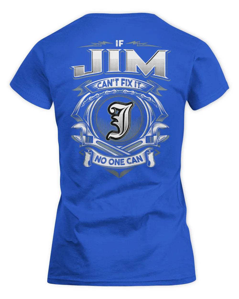 JIM AP81-K4-626 - Personalized Ahmed Quote Apparel “If Ahmed Can't Fix It, No One Can” - Women's Standard T-Shirt - Royal