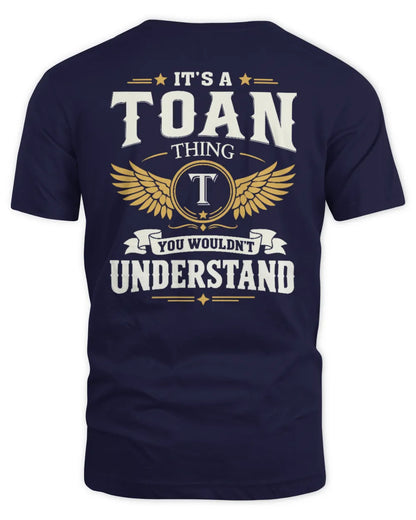 TOAN KT06-M008 It’s a [NAME] Thing – You Wouldn’t Understand | Personalized Vintage T-Shirt - Unisex Standard T-Shirt - Navy