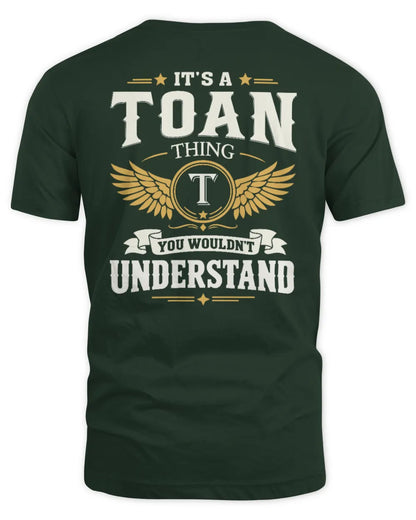 TOAN KT06-M008 It’s a [NAME] Thing – You Wouldn’t Understand | Personalized Vintage T-Shirt - Unisex Standard T-Shirt - Forest Green