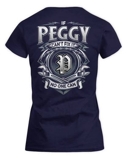 PEGGY AP81-K4-626 - Personalized Ahmed Quote Apparel “If Ahmed Can't Fix It, No One Can” - Women's Standard T-Shirt - Navy