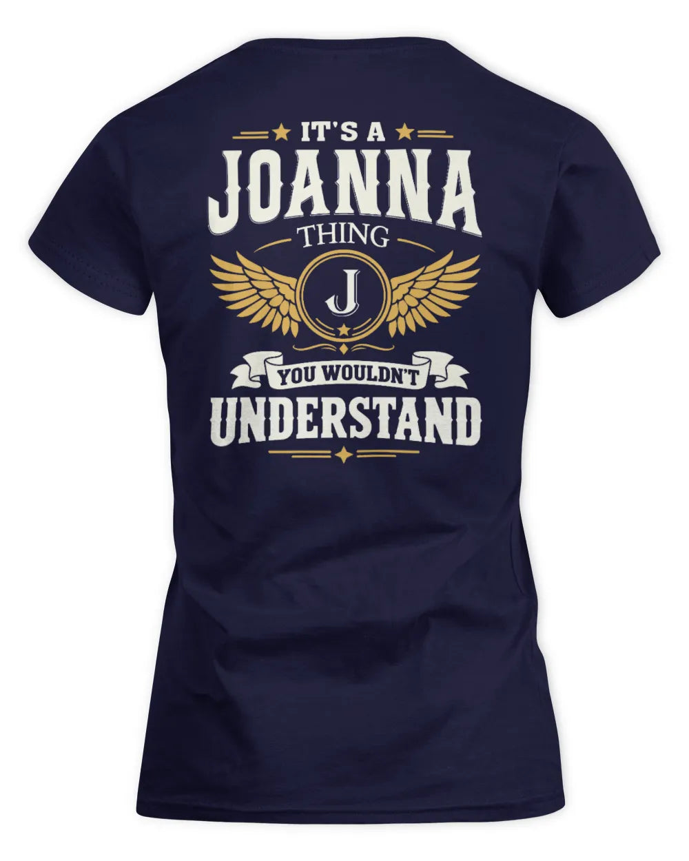 JOANNA KT06-M008 It’s a [NAME] Thing – You Wouldn’t Understand | Personalized Vintage T-Shirt - Women's Standard T-Shirt - Navy