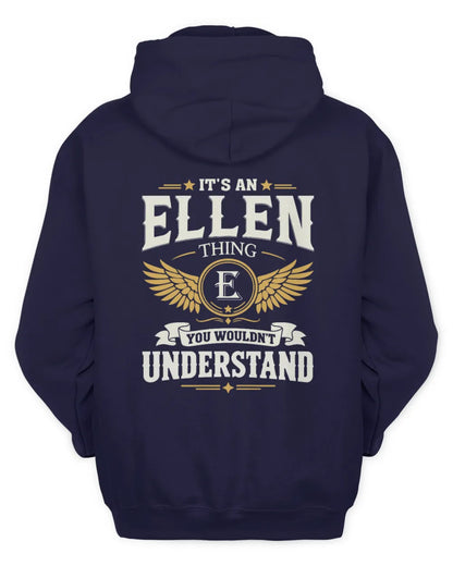 ELLEN KT06-M008 It’s a [NAME] Thing – You Wouldn’t Understand | Personalized Vintage T-Shirt - Unisex Hoodie - Navy