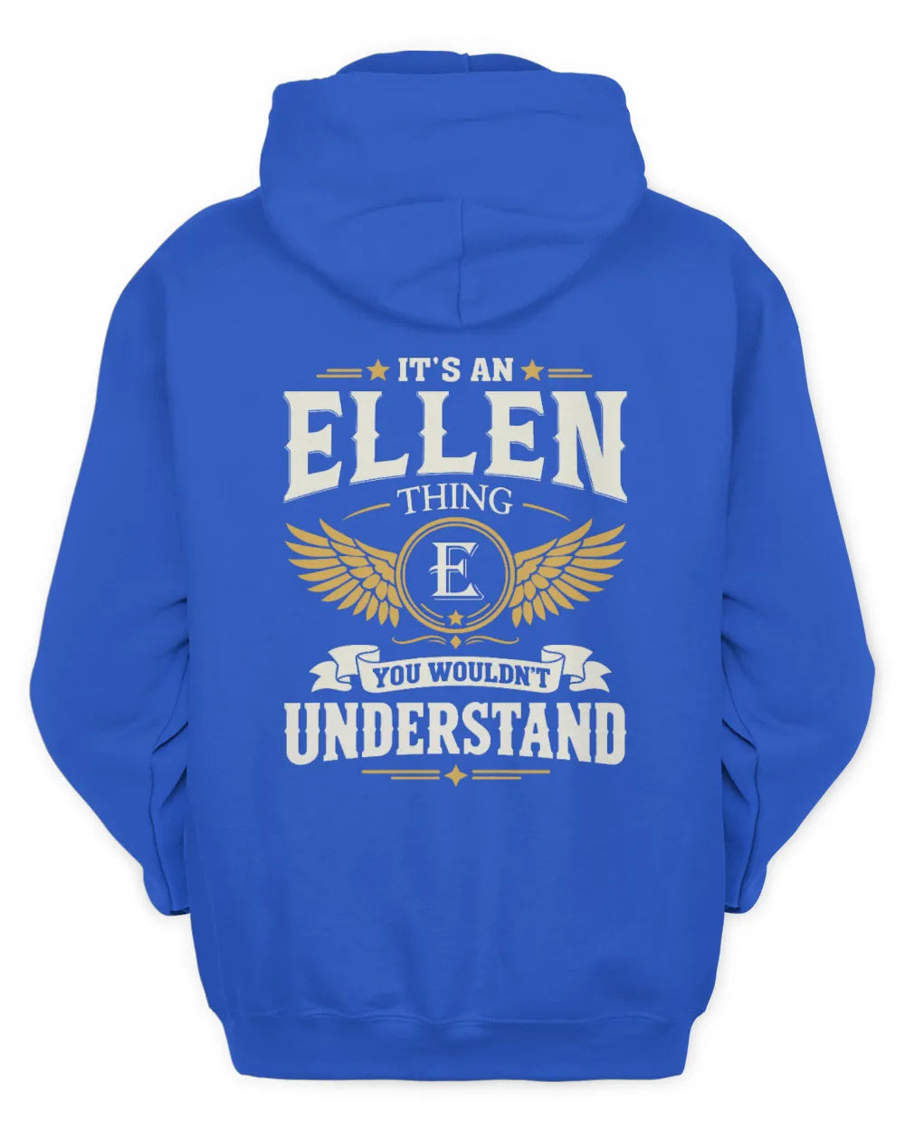 ELLEN KT06-M008 It’s a [NAME] Thing – You Wouldn’t Understand | Personalized Vintage T-Shirt - Unisex Hoodie - Royal