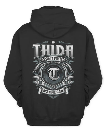 THIDA AP81-K4-626 - Personalized Ahmed Quote Apparel “If Ahmed Can't Fix It, No One Can” - Unisex Hoodie - Black