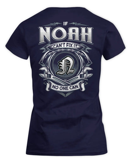 NOAH AP81-K4-626 - Personalized Ahmed Quote Apparel “If Ahmed Can't Fix It, No One Can” - Women's Standard T-Shirt - Navy