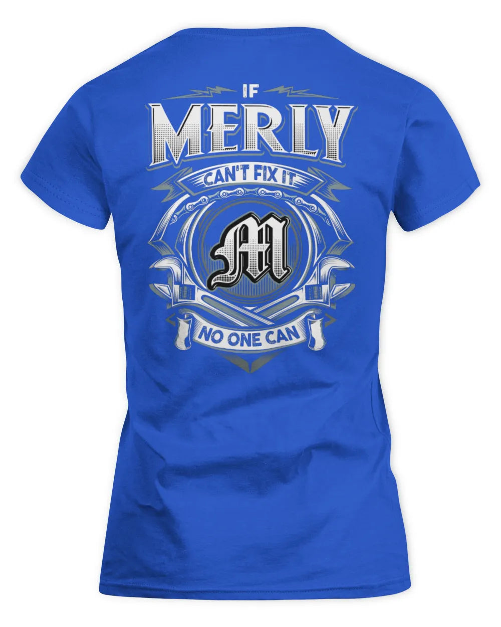 MERLY AP81-K4-626 - Personalized Ahmed Quote Apparel “If Ahmed Can't Fix It, No One Can” - Women's Standard T-Shirt - Royal