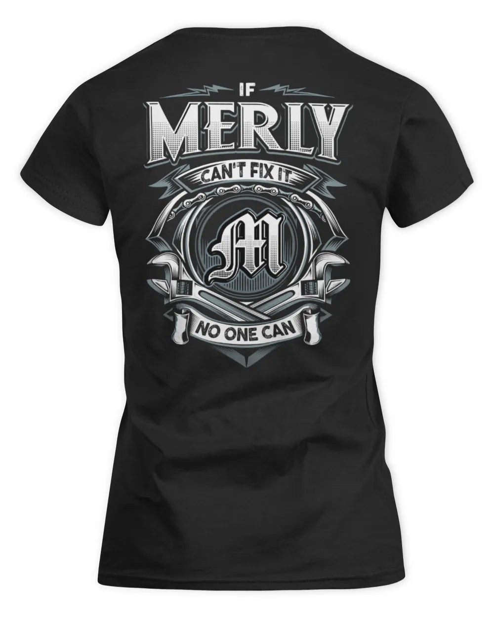 MERLY AP81-K4-626 - Personalized Ahmed Quote Apparel “If Ahmed Can't Fix It, No One Can” - Women's Standard T-Shirt - Black