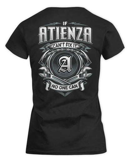 ATIENZA AP81-K4-626 - Personalized Ahmed Quote Apparel “If Ahmed Can't Fix It, No One Can” - Women's Standard T-Shirt - Black