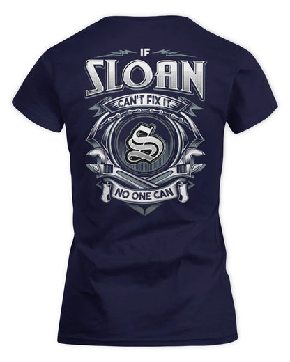 SLOAN AP81-K4-626 - Personalized Ahmed Quote Apparel “If Ahmed Can't Fix It, No One Can” - Women's Standard T-Shirt - Navy
