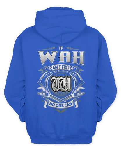 WAH AP81-K4-626 - Personalized Ahmed Quote Apparel “If Ahmed Can't Fix It, No One Can” - Unisex Hoodie - Royal