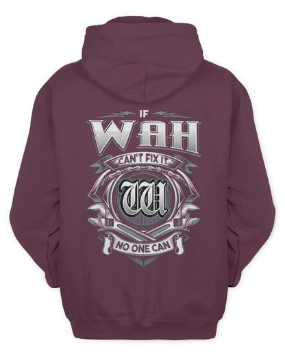 WAH AP81-K4-626 - Personalized Ahmed Quote Apparel “If Ahmed Can't Fix It, No One Can” - Unisex Hoodie - Maroon