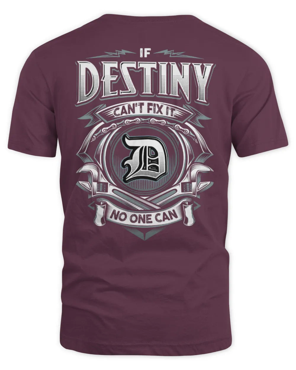 DESTINY AP81-K4-626 - Personalized Ahmed Quote Apparel “If Ahmed Can't Fix It, No One Can” - Unisex Standard T-Shirt - Maroon