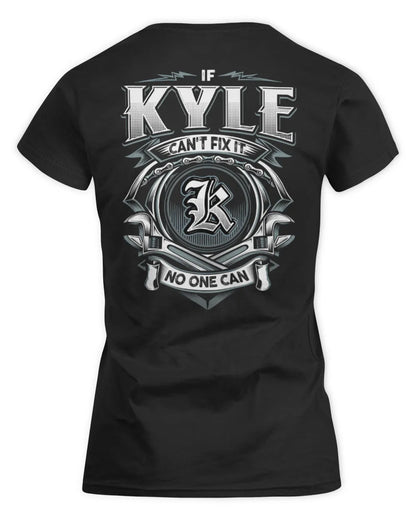KYLE AP81-K4-626 - Personalized Ahmed Quote Apparel “If Ahmed Can't Fix It, No One Can” - Women's Standard T-Shirt - Black