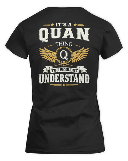 QUAN KT06-M008 It’s a [NAME] Thing – You Wouldn’t Understand | Personalized Vintage T-Shirt - Women's Standard T-Shirt - Black