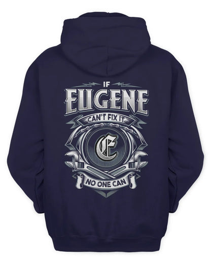 EUGENE AP81-K4-626 - Personalized Ahmed Quote Apparel “If Ahmed Can't Fix It, No One Can” - Unisex Hoodie - Navy