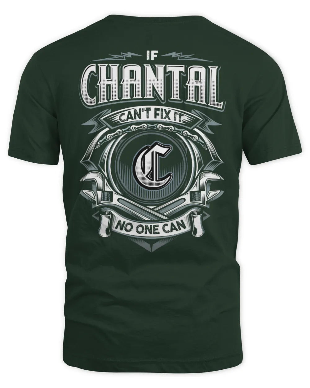 CHANTAL AP81-K4-626 - Personalized Ahmed Quote Apparel “If Ahmed Can't Fix It, No One Can” - Unisex Standard T-Shirt - Forest Green