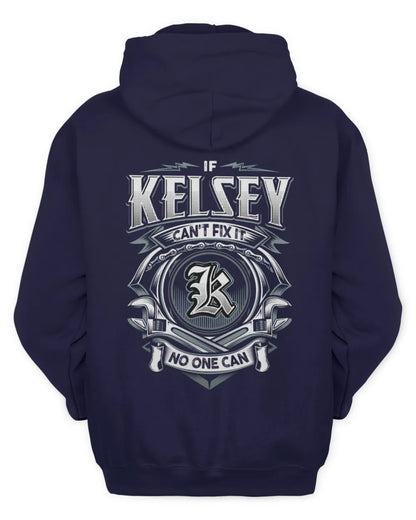 KELSEY AP81-K4-626 - Personalized Ahmed Quote Apparel “If Ahmed Can't Fix It, No One Can” - Unisex Hoodie - Navy