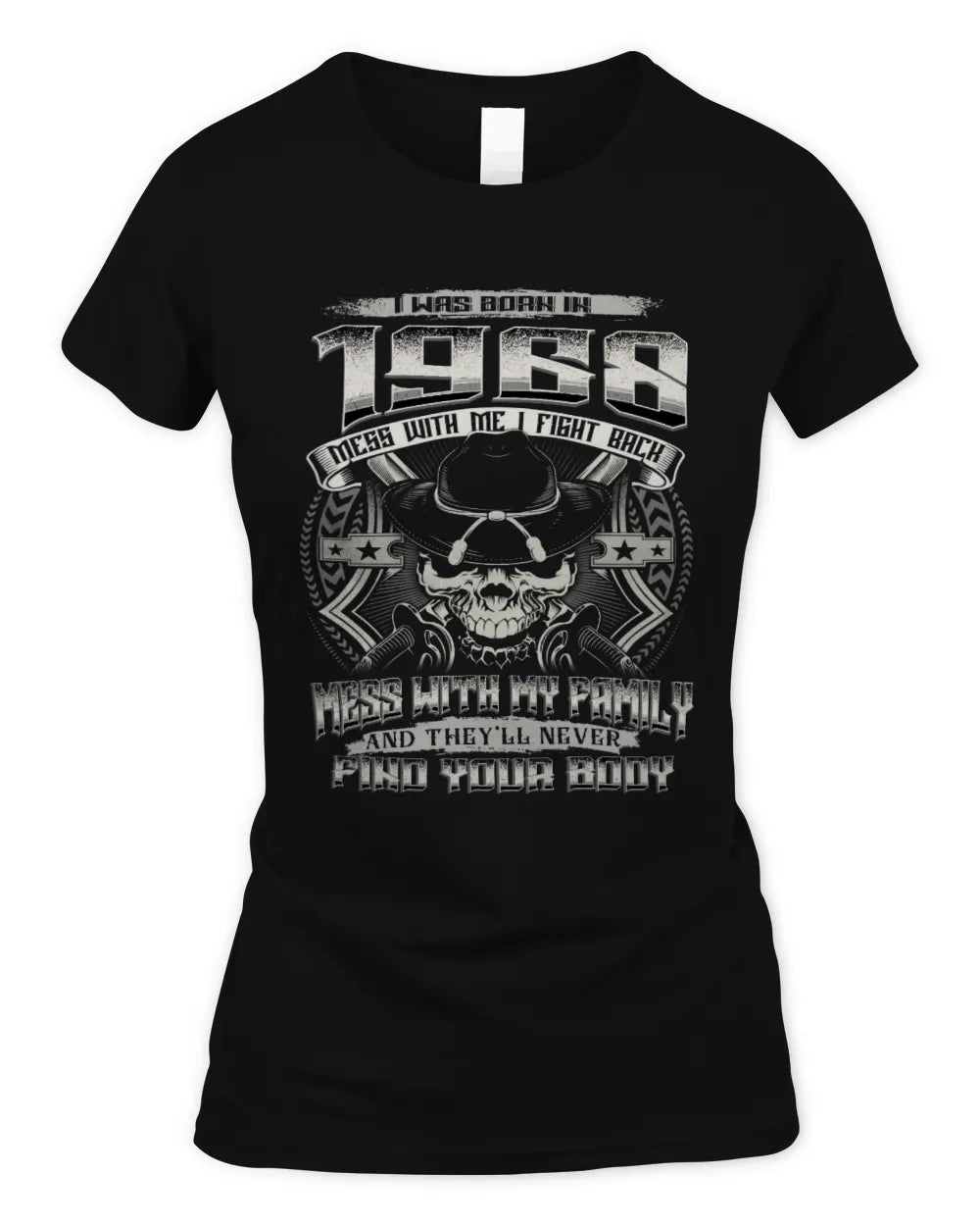 1968 HH89-K2 – Protective Family Quote T-Shirt - Women's Standard T-Shirt - Black