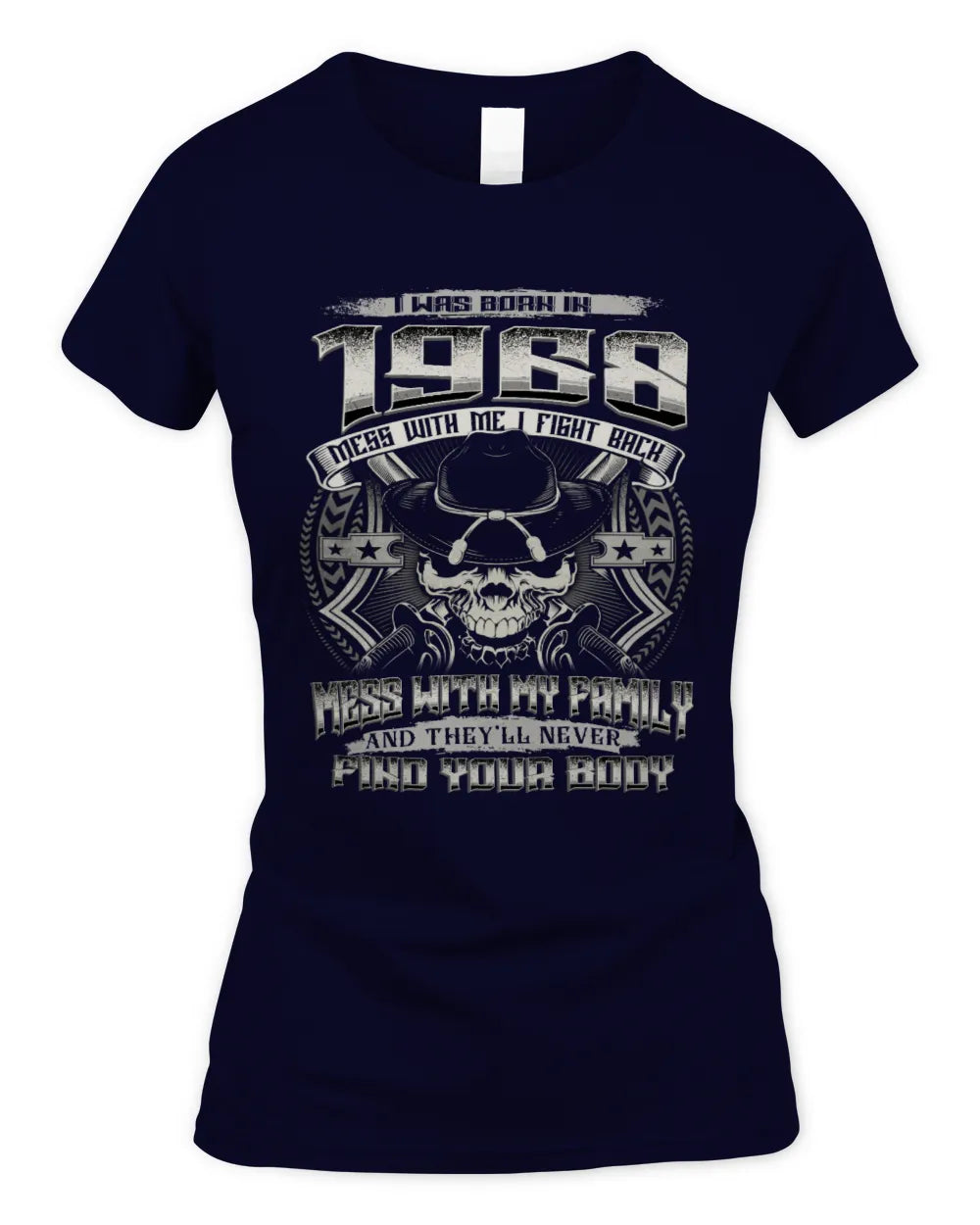1968 HH89-K2 – Protective Family Quote T-Shirt - Women's Standard T-Shirt - Navy