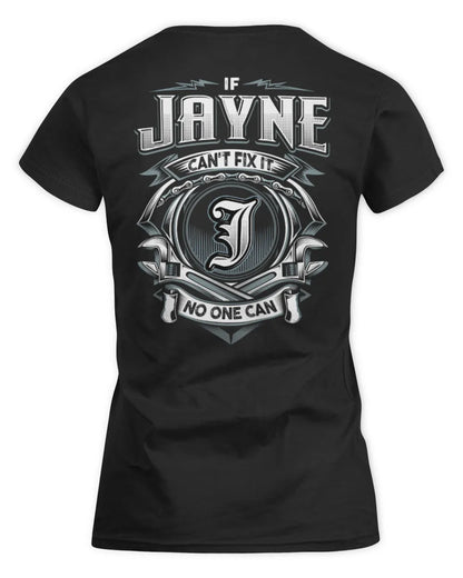 JAYNE AP81-K4-626 - Personalized Ahmed Quote Apparel “If Ahmed Can't Fix It, No One Can” - Women's Standard T-Shirt - Black