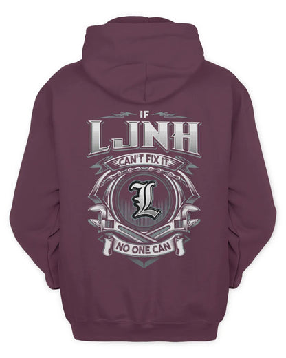 LJNH AP81-K4-626 - Personalized Ahmed Quote Apparel “If Ahmed Can't Fix It, No One Can” - Unisex Hoodie - Maroon