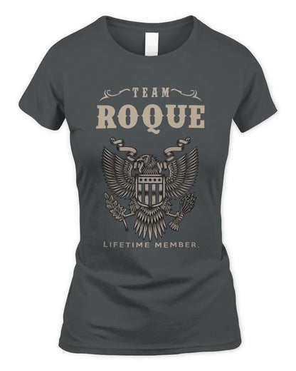 ROQUE TP06-K82 – Personalized Classic Style Apparel “Team NAME Lifetime Member” - Women's Standard T-Shirt - Charcoal