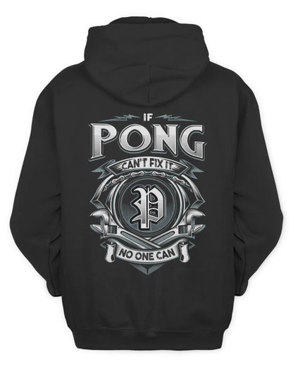 PONG AP81-K4-626 - Personalized Ahmed Quote Apparel “If Ahmed Can't Fix It, No One Can” - Unisex Hoodie - Black