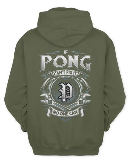 PONG AP81-K4-626 - Personalized Ahmed Quote Apparel “If Ahmed Can't Fix It, No One Can” - Unisex Hoodie - Military Green