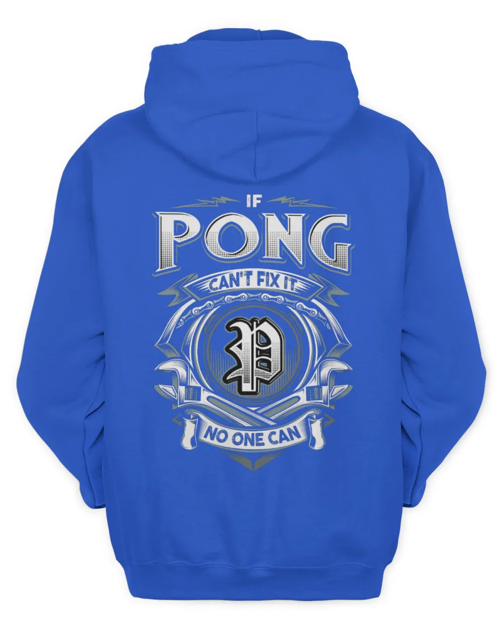 PONG AP81-K4-626 - Personalized Ahmed Quote Apparel “If Ahmed Can't Fix It, No One Can” - Unisex Hoodie - Royal