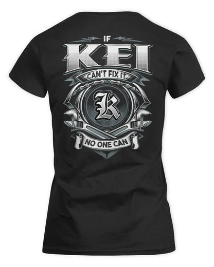 KEI AP81-K4-626 - Personalized Ahmed Quote Apparel “If Ahmed Can't Fix It, No One Can” - Women's Standard T-Shirt - Black
