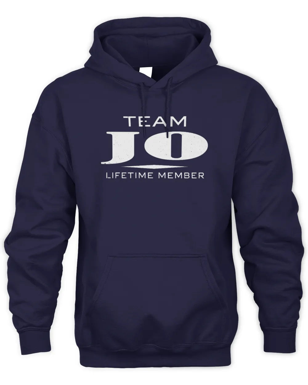 JO BL62-K4-128 - Personalized “Team NAME Lifetime Member” - Unisex Hoodie - Navy