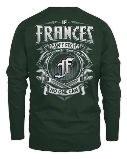FRANCES AP81-K4-626 - Personalized Ahmed Quote Apparel “If Ahmed Can't Fix It, No One Can” - Men's Long Sleeved T-Shirt - Forest Green