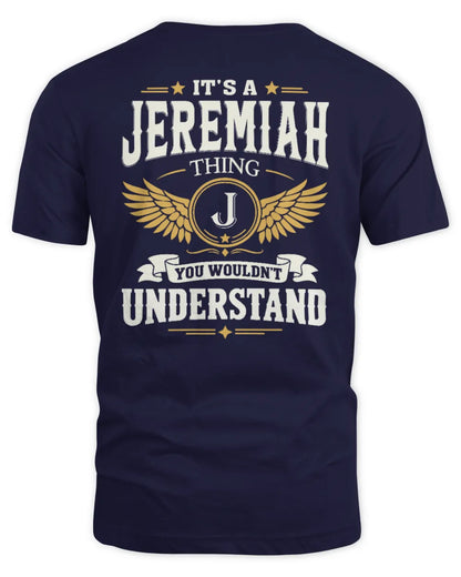 JEREMIAH KT06-M008 It’s a [NAME] Thing – You Wouldn’t Understand | Personalized Vintage T-Shirt - Unisex Standard T-Shirt - Navy