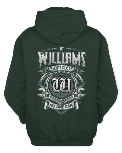 WILLIAMS AP81-K4-626 - Personalized Ahmed Quote Apparel “If Ahmed Can't Fix It, No One Can” - Unisex Hoodie - Forest Green