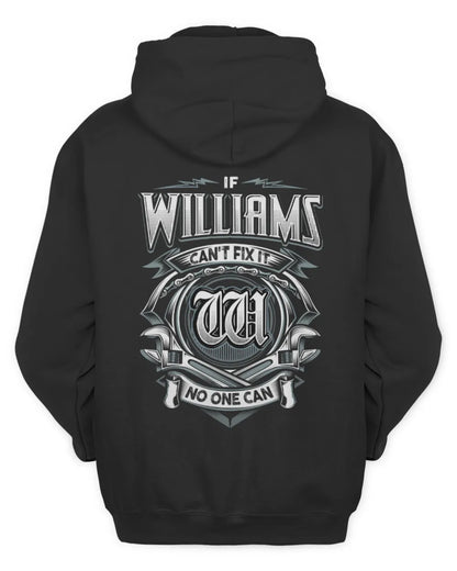 WILLIAMS AP81-K4-626 - Personalized Ahmed Quote Apparel “If Ahmed Can't Fix It, No One Can” - Unisex Hoodie - Black